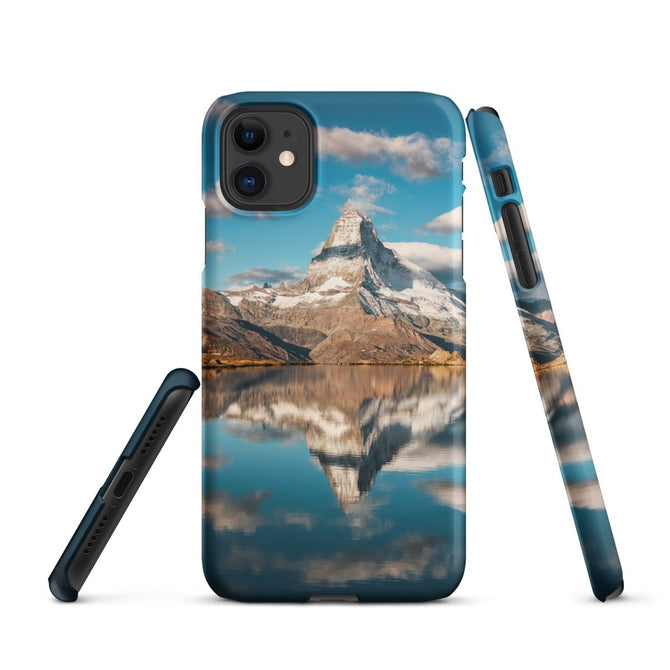 iPhone® Snap Case - Nature - Mountain Style 1 - Matte - iPhone 11