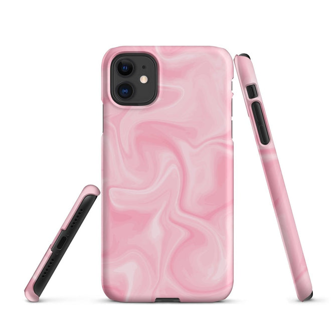 iPhone® Snap Case - Pattern - Marble - Pink Style 2 - Matte - iPhone 11