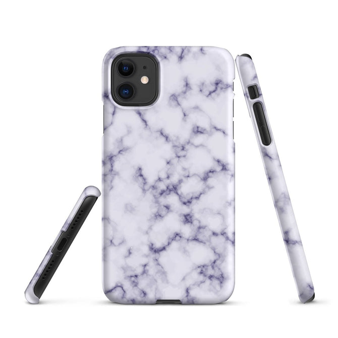 iPhone® Snap Case - Pattern - Marble - Purple Style 1 - Matte - iPhone 11