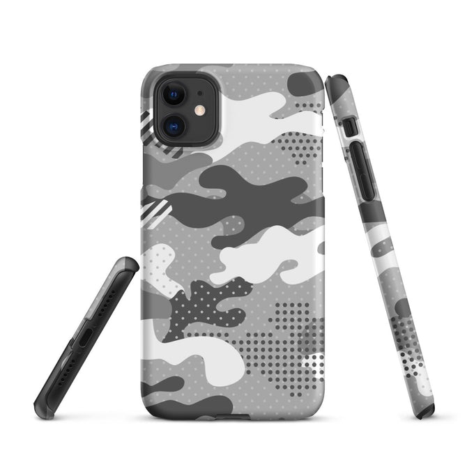 iPhone® Snap Case - Pattern - Winter Camo 1 - Matte - iPhone 11