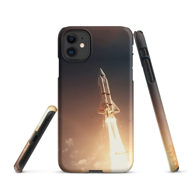 iPhone® Snap Case - Transportation (Air) - Rocket Style 1 - Matte - iPhone 11