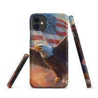 iPhone® Snap Case - USA - Eagle Flag Style 1 - Matte - iPhone 11