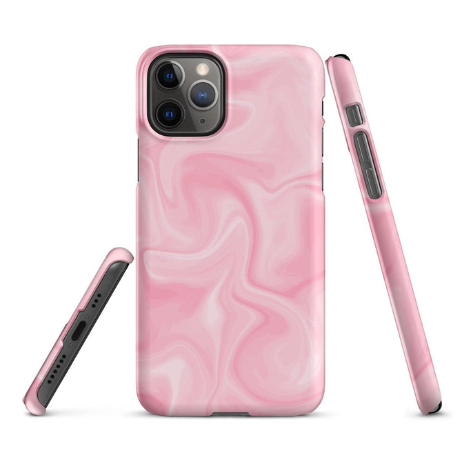 iPhone® Snap Case - Pattern - Marble - Pink Style 2 - Matte - iPhone 11 Pro