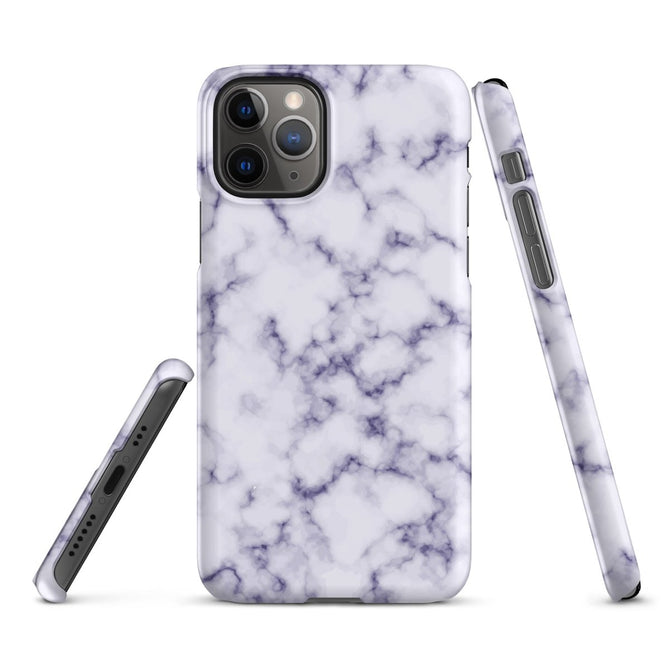 iPhone® Snap Case - Pattern - Marble - Purple Style 1 - Matte - iPhone 11 Pro