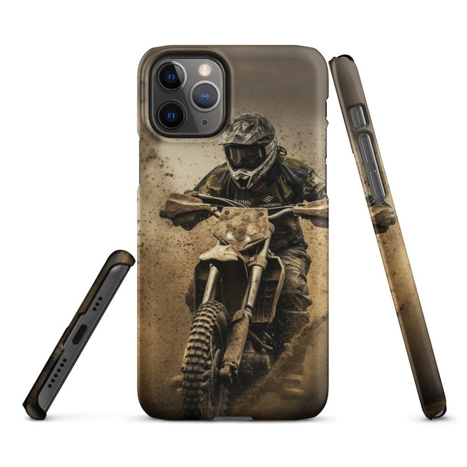 iPhone® Snap Case - Transportation (Offroad) - Dirt Bike Style 1 - Matte - iPhone 11 Pro