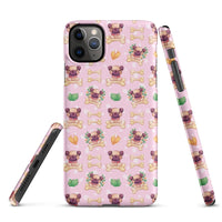 iPhone® Snap Case - Pattern - Dog 1 Pink - Matte - iPhone 11 Pro Max