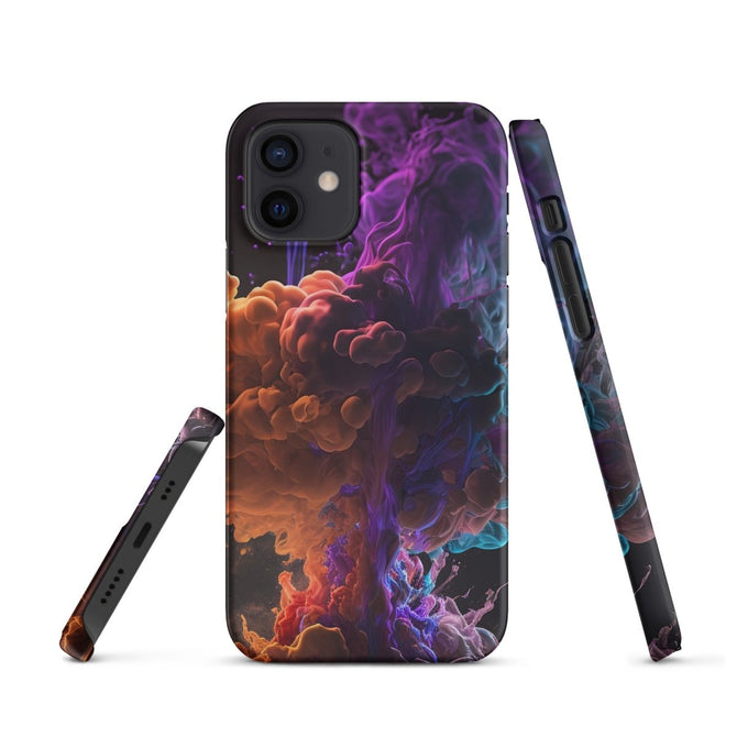 iPhone® Snap Case - Abstract - Smoke Style 1 - Matte - iPhone 12