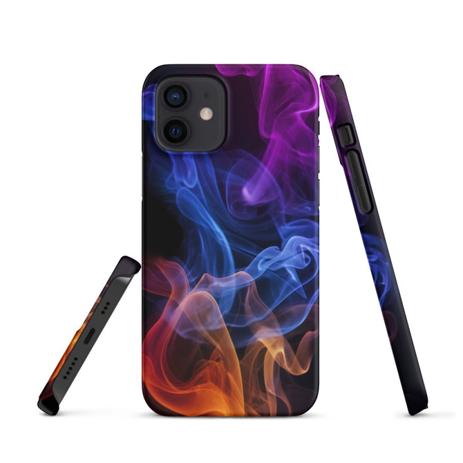 iPhone® Snap Case - Abstract - Smoke Style 4 - Matte - iPhone 12