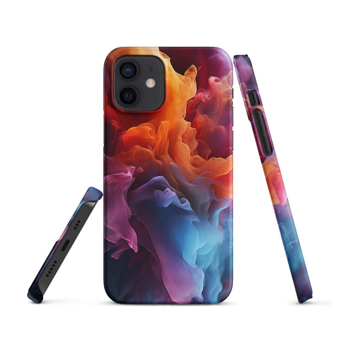 iPhone® Snap Case - Abstract - Smoke Style 5 - Matte - iPhone 12