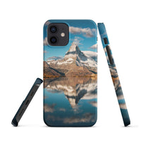 iPhone® Snap Case - Nature - Mountain Style 1 - Matte - iPhone 12