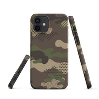 iPhone® Snap Case - Pattern - Forest Camo 1 - Matte - iPhone 12