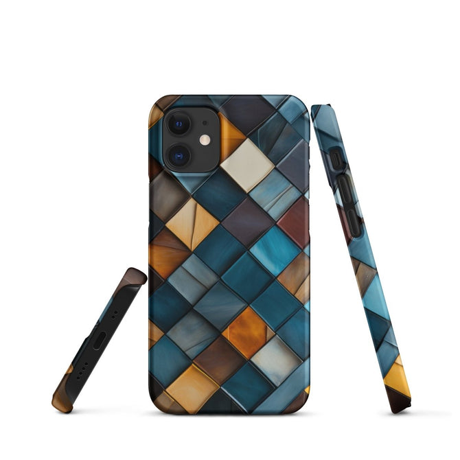 iPhone® Snap Case - Abstract - Geometric Style 3 - Matte - iPhone 12 Mini