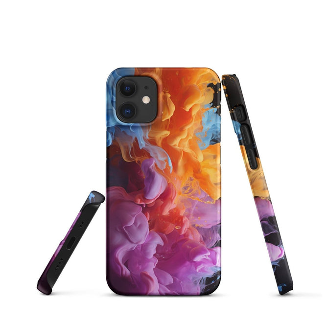 iPhone® Snap Case - Abstract - Smoke Style 6 - Matte - iPhone 12 Mini