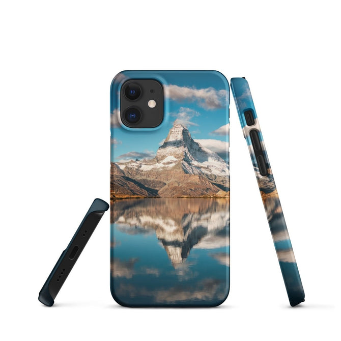 iPhone® Snap Case - Nature - Mountain Style 1 - Matte - iPhone 12 Mini