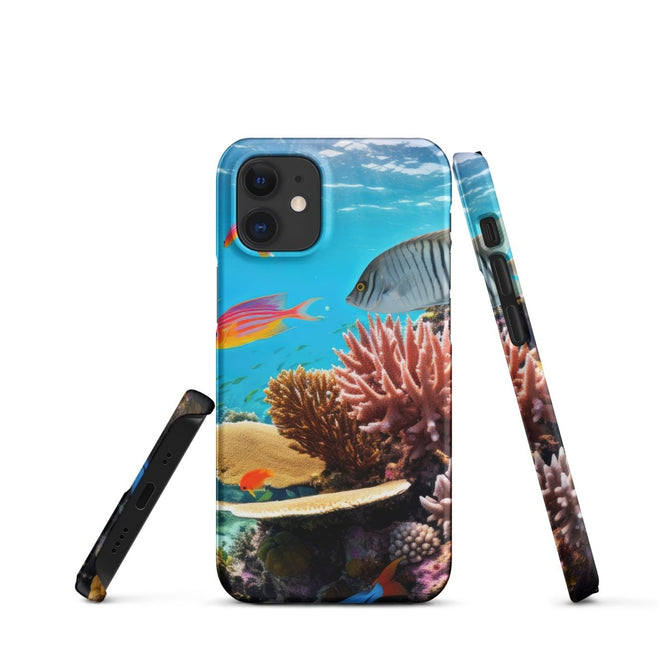 iPhone® Snap Case - Nature - Sea Style 1 - Matte - iPhone 12 Mini