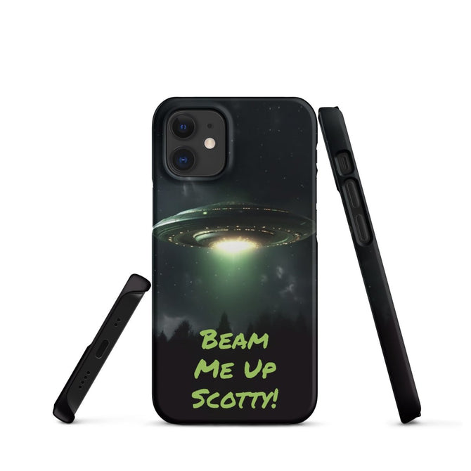 iPhone® Snap Case - Space - Alien UFO Style 1 - Matte - iPhone 12 Mini