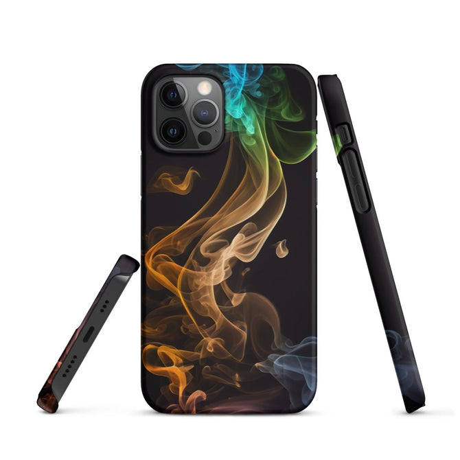 iPhone® Snap Case - Abstract - Smoke Style 2 - Matte - iPhone 12 Pro