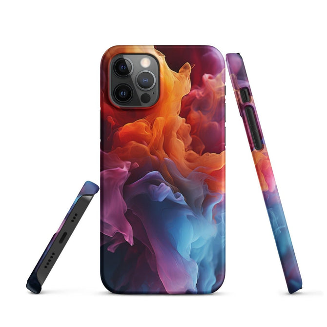 iPhone® Snap Case - Abstract - Smoke Style 5 - Matte - iPhone 12 Pro