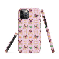 iPhone® Snap Case - Pattern - Dog 1 Pink - Matte - iPhone 12 Pro