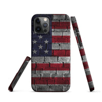 iPhone® Snap Case - USA - Flag Style 3 - Matte - iPhone 12 Pro