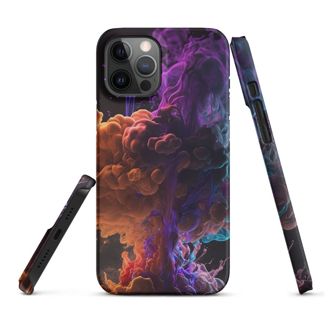 iPhone® Snap Case - Abstract - Smoke Style 1 - Matte - iPhone 12 Pro Max