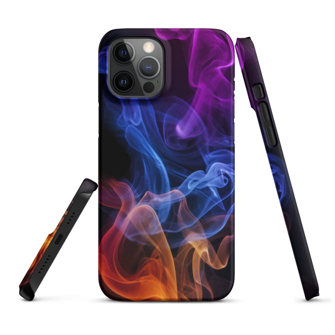 iPhone® Snap Case - Abstract - Smoke Style 4 - Matte - iPhone 12 Pro Max