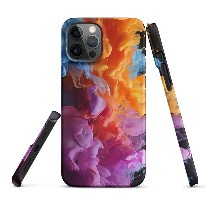 iPhone® Snap Case - Abstract - Smoke Style 6 - Matte - iPhone 12 Pro Max