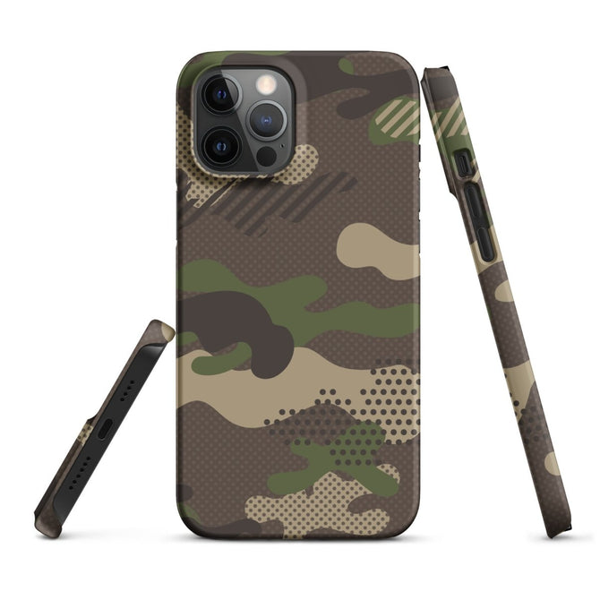 iPhone® Snap Case - Pattern - Forest Camo 1 - Matte - iPhone 12 Pro Max