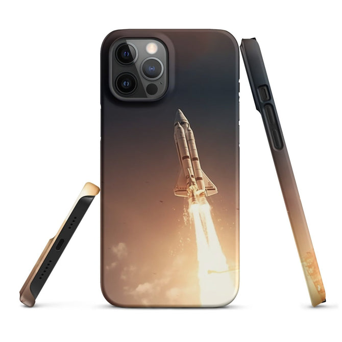 iPhone® Snap Case - Transportation (Air) - Rocket Style 1 - Matte - iPhone 12 Pro Max