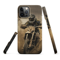 iPhone® Snap Case - Transportation (Offroad) - Dirt Bike Style 1 - Matte - iPhone 12 Pro Max