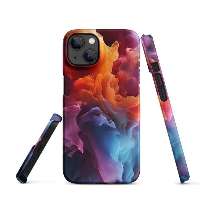 iPhone® Snap Case - Abstract - Smoke Style 5 - Matte - iPhone 13