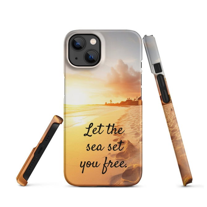 iPhone® Snap Case - Nature - Beach Style 1 - Matte - iPhone 13