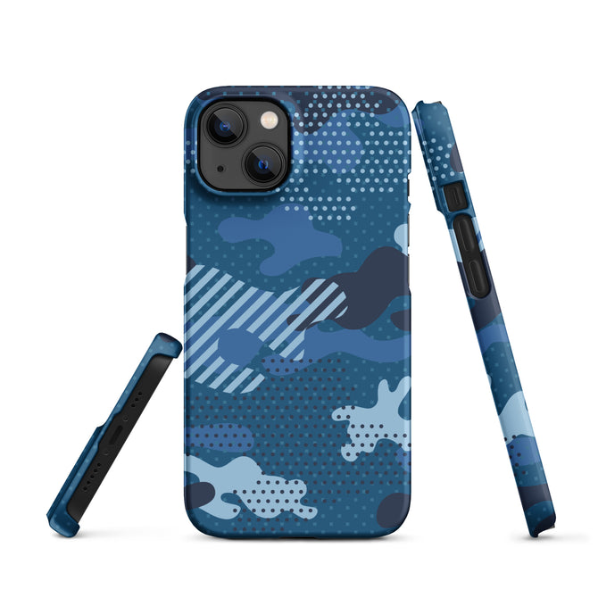 iPhone® Snap Case - Pattern - Water Camo 1 - Matte - iPhone 13