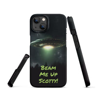 iPhone® Snap Case - Space - Alien UFO Style 1 - Matte - iPhone 13