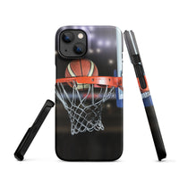 iPhone® Snap Case - Sports - Basketball Style 1 - Matte - iPhone 13