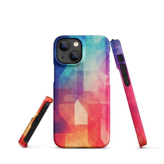 iPhone® Snap Case - Abstract - Geometric Style 1 - Matte - iPhone 13 Mini