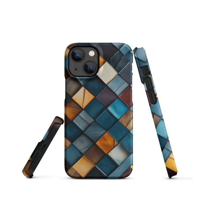 iPhone® Snap Case - Abstract - Geometric Style 3 - Matte - iPhone 13 Mini