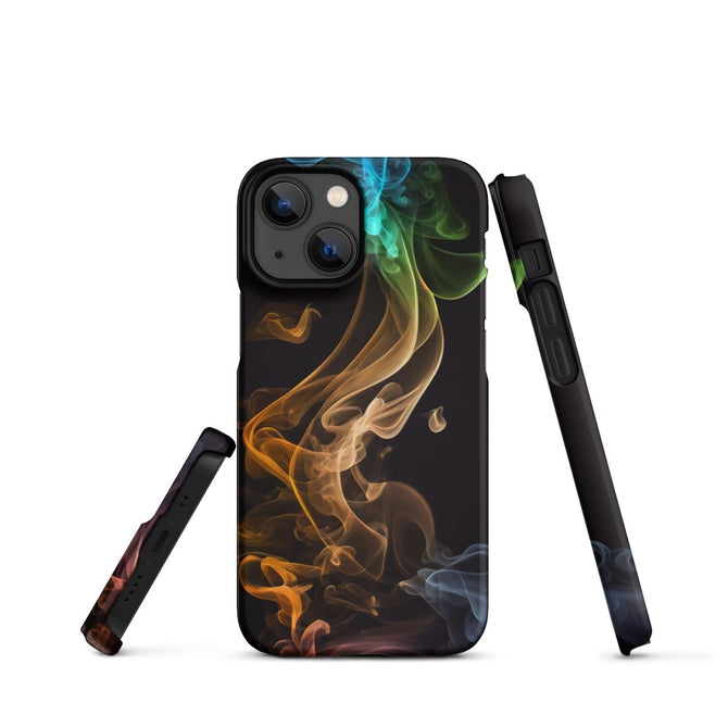 iPhone® Snap Case - Abstract - Smoke Style 2 - Matte - iPhone 13 Mini