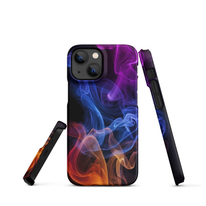 iPhone® Snap Case - Abstract - Smoke Style 4 - Matte - iPhone 13 Mini