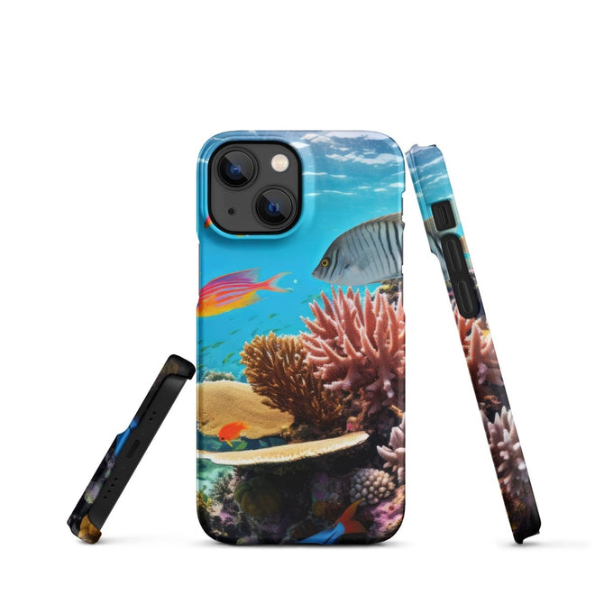 iPhone® Snap Case - Nature - Sea Style 1 - Matte - iPhone 13 Mini