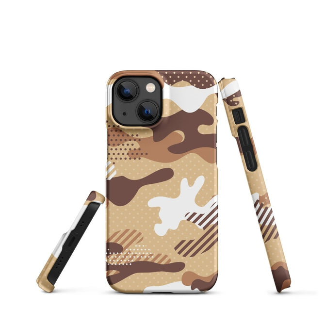 iPhone® Snap Case - Pattern - Desert Camo 1 - Matte - iPhone 13 Mini