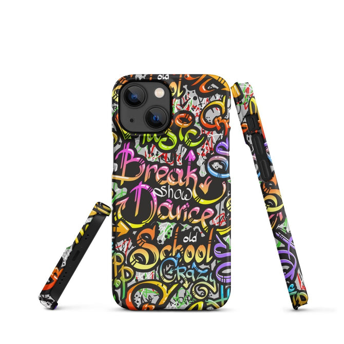 iPhone® Snap Case - Pattern - Graffiti 1 - Matte - iPhone 13 Mini