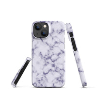 iPhone® Snap Case - Pattern - Marble - Purple Style 1 - Matte - iPhone 13 Mini