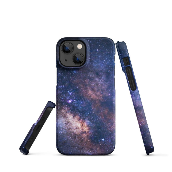 iPhone® Snap Case - Space - Stars/Galaxy Style 1 - Matte - iPhone 13 Mini