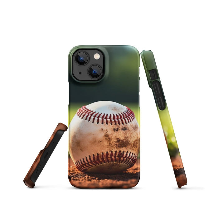 iPhone® Snap Case - Sports - Baseball Style 1 - Matte - iPhone 13 Mini