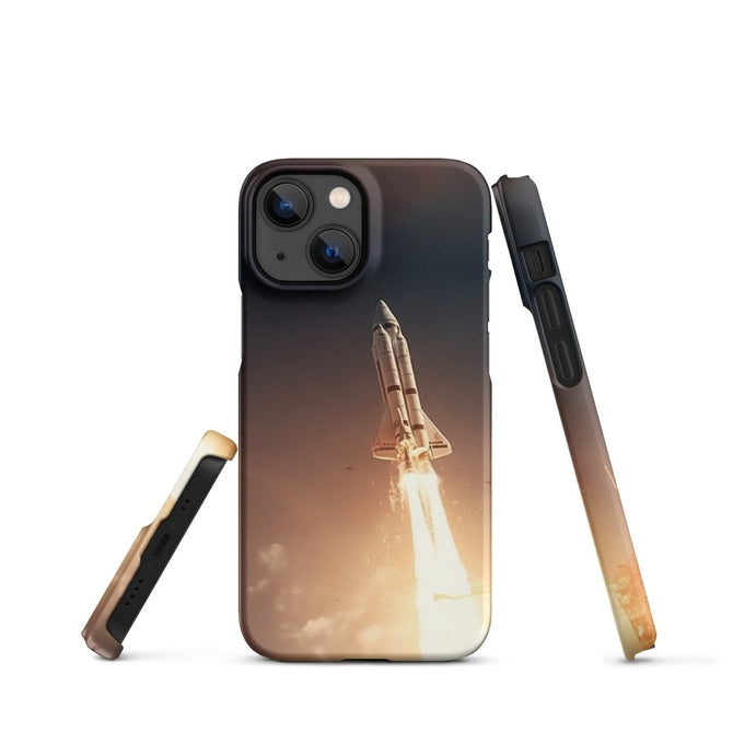 iPhone® Snap Case - Transportation (Air) - Rocket Style 1 - Matte - iPhone 13 Mini