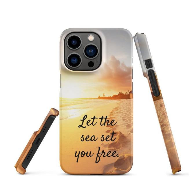 iPhone® Snap Case - Nature - Beach Style 1 - Matte - iPhone 13 Pro