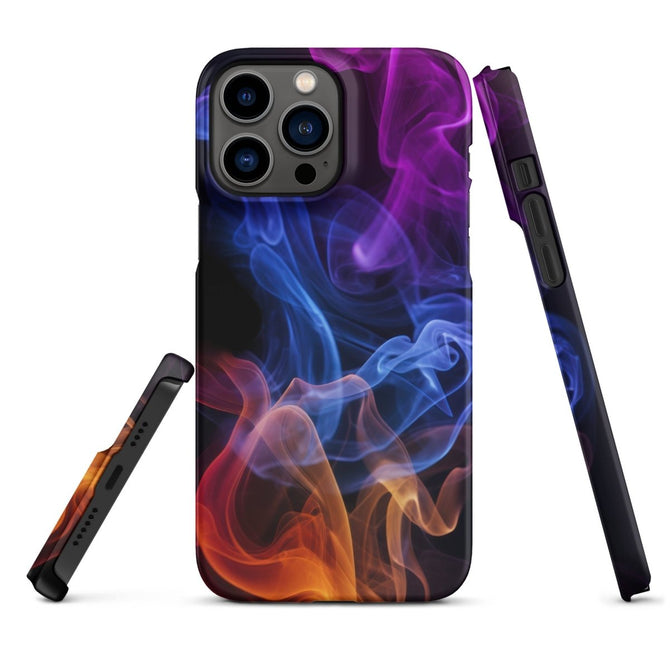 iPhone® Snap Case - Abstract - Smoke Style 4 - Matte - iPhone 13 Pro Max