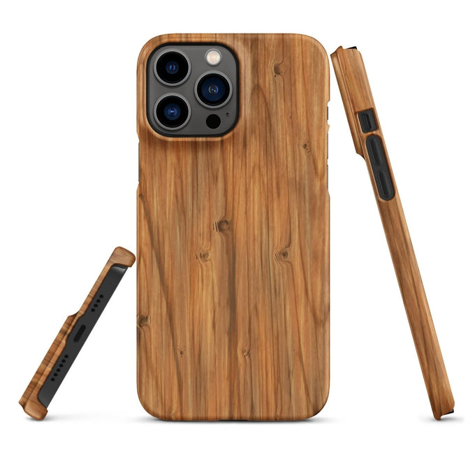 iPhone® Snap Case - Nature - Wood 1 - Matte - iPhone 13 Pro Max