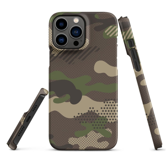 iPhone® Snap Case - Pattern - Forest Camo 1 - Matte - iPhone 13 Pro Max